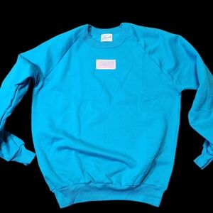 Coca Cola Classic Blue Crewneck Sweater Vintage 90s Made In Canada
